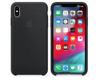 Apple iPhone XS Max Silicone Case Black - 449542 - zdjęcie 1